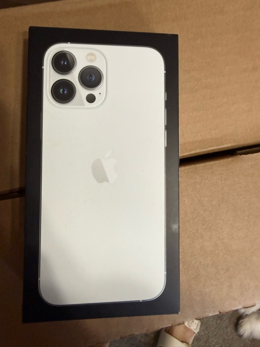iPhone 13 Pro Max Box w/ charging Cable & Original Sticker - Picture 2 of 5